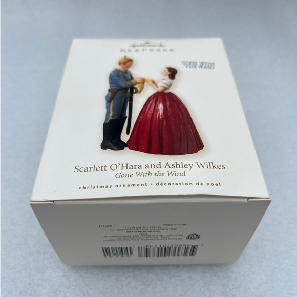 Hallmark Scarlett O’Hara and Ashley Wilkes Gone With The Wind Christmas Ornament - Picture 3 of 6